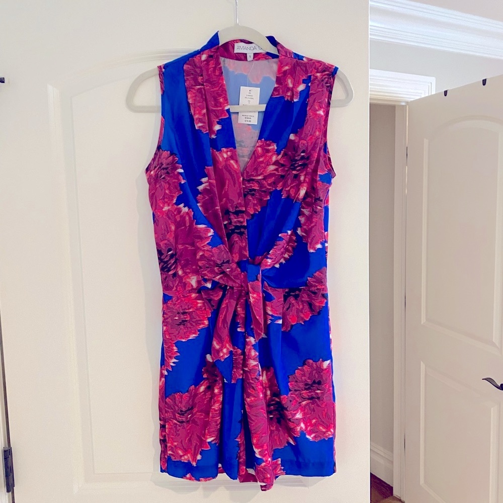 NWT Amanda Uprichard Floral Romper